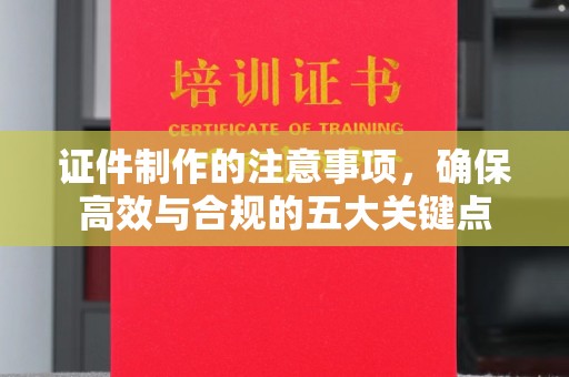 隆德证件制作的注意事项，确保高效与合规的五大关键点