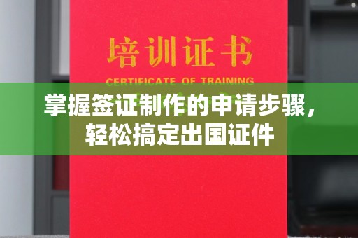 隆德掌握签证制作的申请步骤，轻松搞定出国证件