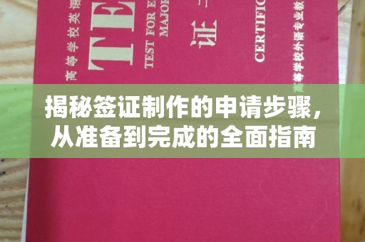 隆德揭秘签证制作的申请步骤，从准备到完成的全面指南