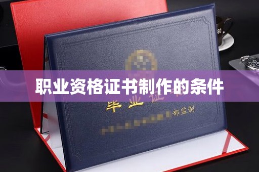 隆德职业资格证书制作的条件
