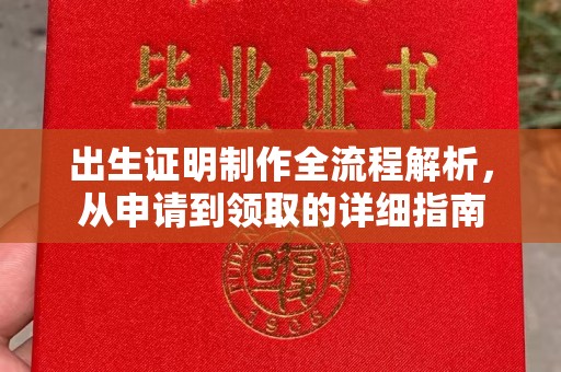 隆德出生证明制作全流程解析，从申请到领取的详细指南